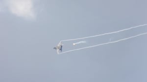 מטוס של חיל האוויר בשמי לבנון