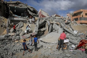 ההרס ברפיח אחרי ההפצצה הישראלית שיצאה משליטה