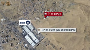 מיקום תקיפת צה״ל לעומת המיקום שחמאס טען שנתקף