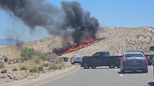 הסתיים בנס: מטוס קרב התרסק בניו מקסיקו - הטייס נטש בזמן
