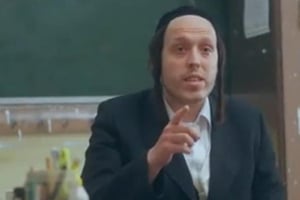 הרה"ח ר' דוד מרקוביץ ז"ל בסרט שביים לחולי המחלה 