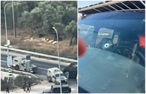 פיגוע ירי בשומרון: שלושה פצועים ישראלים מירי לעבר רכב | סריקות אחר המחבלים