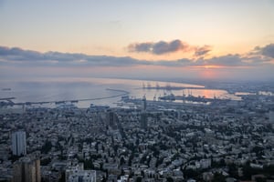 חיפה, היום, במבט מלמעלה
