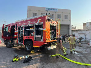 אילת: שריפה פרצה בעסק; גבר נמצא מוטל מת, ללא רוח חיים