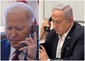 ביידן והאריס שוחחו עם רה"מ נתניהו; לחצו לחתור בדחיפות לעסקת חטופים והפסקת אש