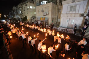 הכנסת ספר תורה ב'סוכת דוד' 