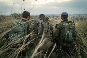 תצפית לוחמי צה"ל על לבנון 