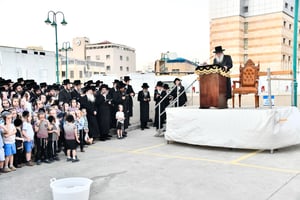 האדמו"ר מדארג בתשליך 