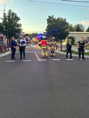 זירת האירוע האנטישמי במלבורן שבאוסטרליה