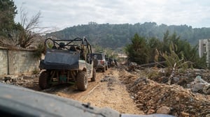 לוחמי צה"ל בדרום לבנון אחרי חתימת הסכם הפסקת האש עם חיזבאללה