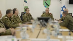 הרמטכ"ל בגבול סוריה: "עוקבים לראות שהגורמים לא פונים לכיוון שלנו - יש מענה התקפי והגנתי מאוד חזק״