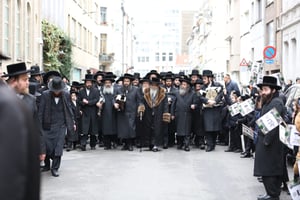 האדמו"ר מסאטמר בביקור באנטווערפן