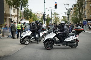 היערכות המשטרה להלוויה בבני ברק