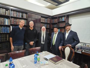 מכבי פתח תקווה - אצל ראש ישיבת אור ישראל