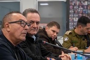 שר הביטחון כ"ץ בעיריית נתיבות