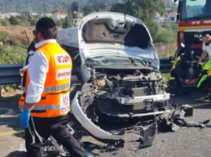 מחריד: תינוק כבן שנה ואישה בת 40 נספו בתאונה קשה