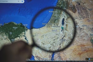 המפה של עזה