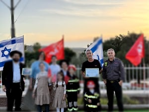 שנה אחרי הנס בליל הסדר: המשפחה החרדית הגיעה להודות