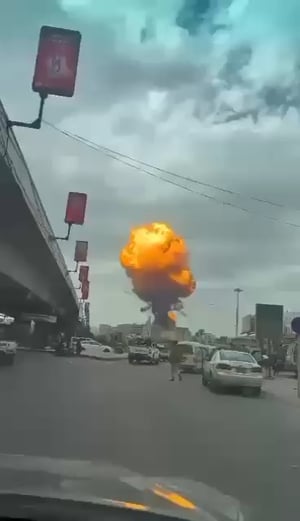 תיעוד דרמטי: רגעי הפיצוץ בתימן | תושב צנעא: "יש פחד"