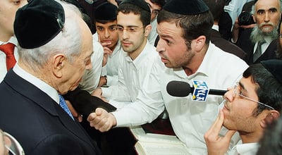 הנשיא בישיבת "נר ישראל"