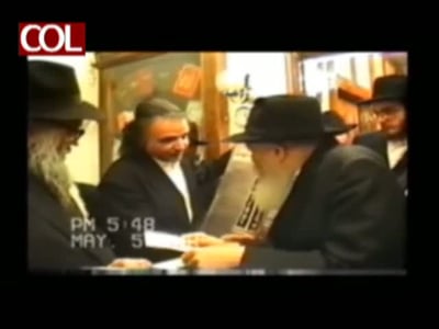 מר זמיר עובר אצל הרבי