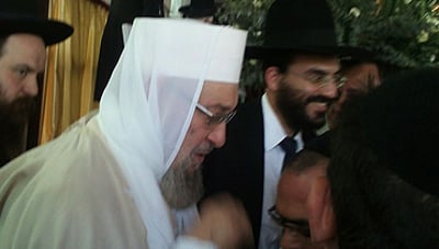 הבבא פנחס והבבא ברוך באירוע