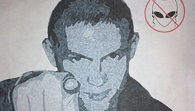 כרזה אנטישמית באומן