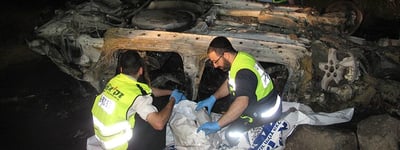 זירת התאונה