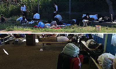 בגלל תקלה: מאות מנוסעי אומן נתקעו בנמל תעופה