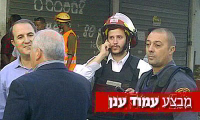 זירת הפגיעה באשדוד