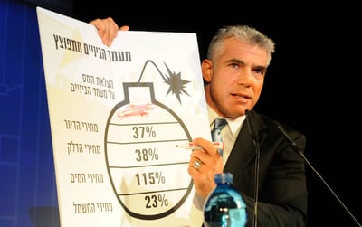 צפו: יאיר לפיד הטיל פצצה על ביבי