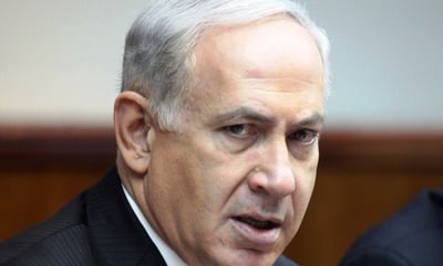 מאיים. נתניהו
