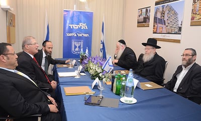 הפגישה הקודמת של צוותי המו"מ של יהדות התורה והליכוד ביתנו