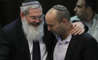 השר וסגנו. בנט ובן דהן