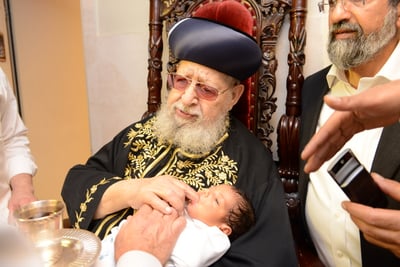 הברית בבית מדרשו של הרב עובדיה