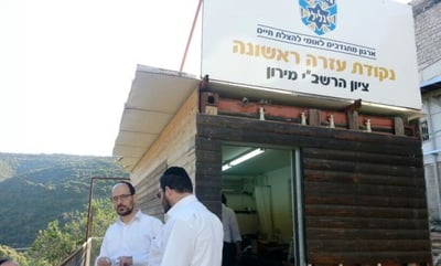 ההילולה במירון: ראשי 'איחוד הצלה' בסיור היערכות