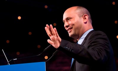 "מעולם לא הייתה פה מדינה פלסטינית". בנט