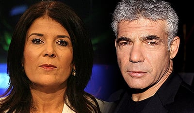 עד לא מזמן עמיתים לעבודה, יאיר לפיד ורינה מצליח