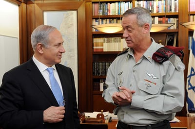 שנה רביעית ואחרונה, בני גנץ וראש הממשלה