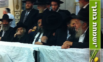 צפו: שמחת בית השואבה עם מרן הגראי"ל שטיינמן