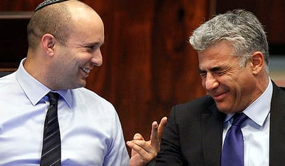 יאיר לפיד ונפתלי בנט