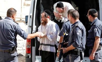 חלק מהחשודים בבית המשפט, השבוע