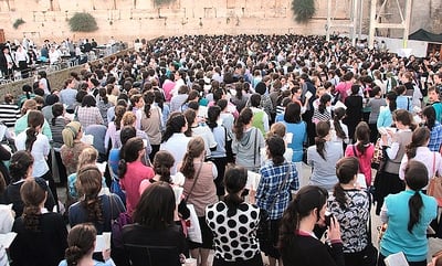 מחאת בנות הסמינרים בכותל