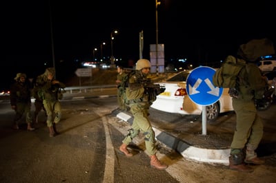 זירת פיגוע הדקירה, אמש