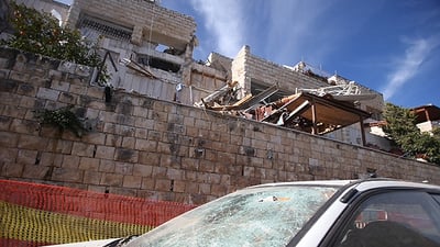 הבניין שהתפוצץ