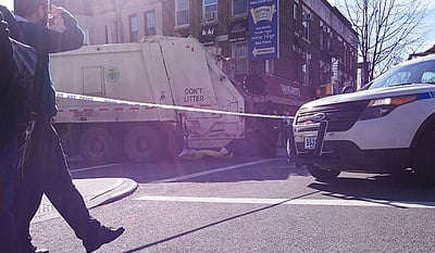 טרגדיה בניו יורק: תלמיד ישיבה נפגע ממשאית זבל ונהרג