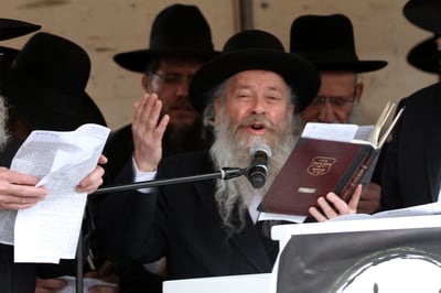 צפו בוידאו: "אדון הסליחות" והשופרות שאיחדו את מאות האלפים ב"עצרת המיליון"