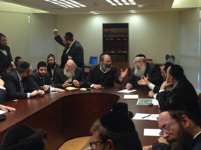 אייכלר בישיבות ההיערכות לעצרת