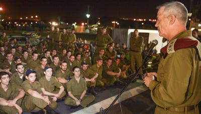 הרמטכ"ל בני גנץ: "לכל כדור ולכל רקטה שהתגלו יש כתובת"