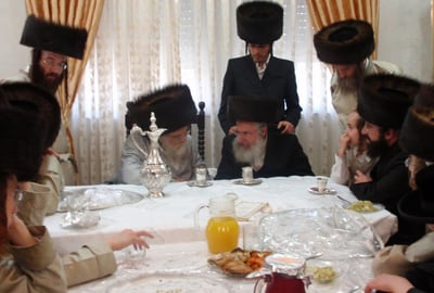תמונות: הפסח של גאב"ד "דרכי תורה"
